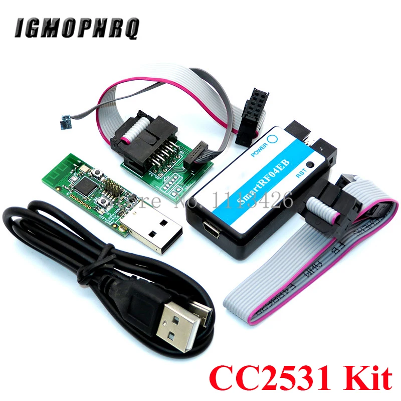 SmartRF04EB CC1110 CC2530 загрузчик CC2531 беспроводной Zigbee Sniffer голая плата с Bluetooth 4,0 Dongle Capture Packet Module - Цвет: CC2531 Kit