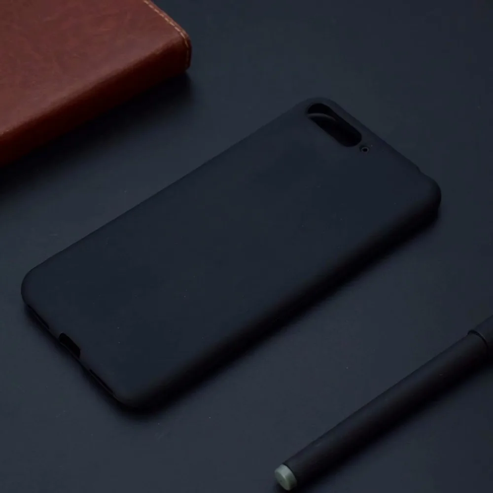Карамельный Цвет Мягкий силиконовый чехол для Samsungnote5 8 9 s8 s9 s10plus J6 J7 J8 forSamsung A40 50 60 70, 80, чехол для задней панели сотового телефона - Цвет: Черный