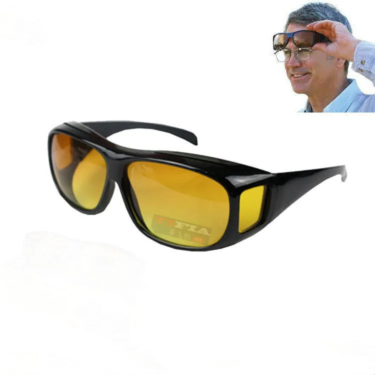 Автомобильные очки, многофункциональные очки ночного видения для вождения, мужские очки с защитой от ультрафиолета, унисекс, ретро солнцезащитные очки, Ночные очки для вождения