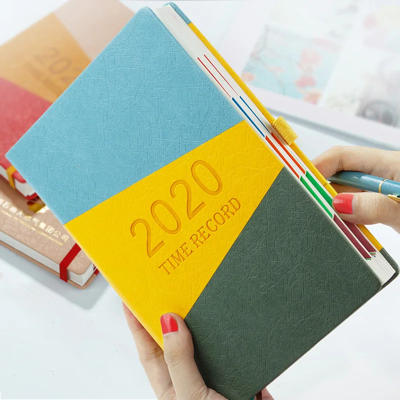 

2020 My 365 Days Time Record Planner Thick Journal Book 400P Creative Monthly Daily Plan Notebook Free Shipping