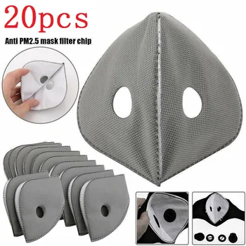

20PCS 5Layers PM2.5 Anti Smoke Dust Air Purifying Active Carbon Filters Active Carbon Filters High Quality Material, Durable A