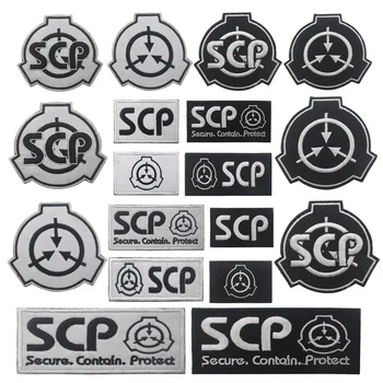 

SCP Foundation Level 5 Access Card Logo Magic Sticker Embroidered SCP Tactical Vest Sticker Supernatural Hobby Shoulder Emblem