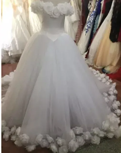Blue Off Shoulder Quinceanera Dresses 2022 Red Ball Gown Tulle Flowers Formal Party Dress Sweet 18 Vestidos Elegant Prom Dress Ivory