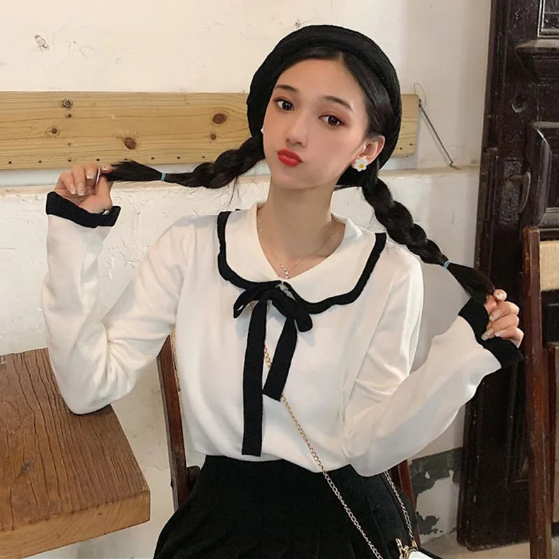 Female 2019 Autumn Winter Clothes Slim All-match Elastic Knit Pullover Women Korean Jumper Brand new Sweater