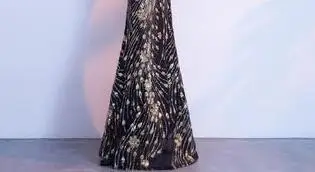 Вечернее платье, шикарное, с блестками, элегантное, Robe De Soiree, v-образный вырез, без рукавов, вечерние платья для женщин, Русалка, вечернее платье, F243-2 - Цвет: as picture