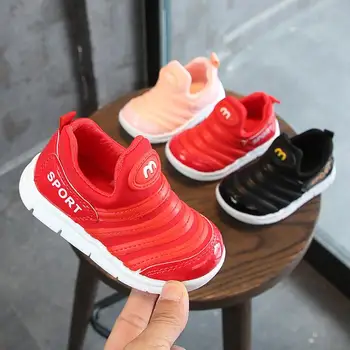 

New Children Flat Shoes Toddler Kids Boys Girls Sneakers Fashion Sport Shoes Cute Casual Shoes Soft Sole Sneakers