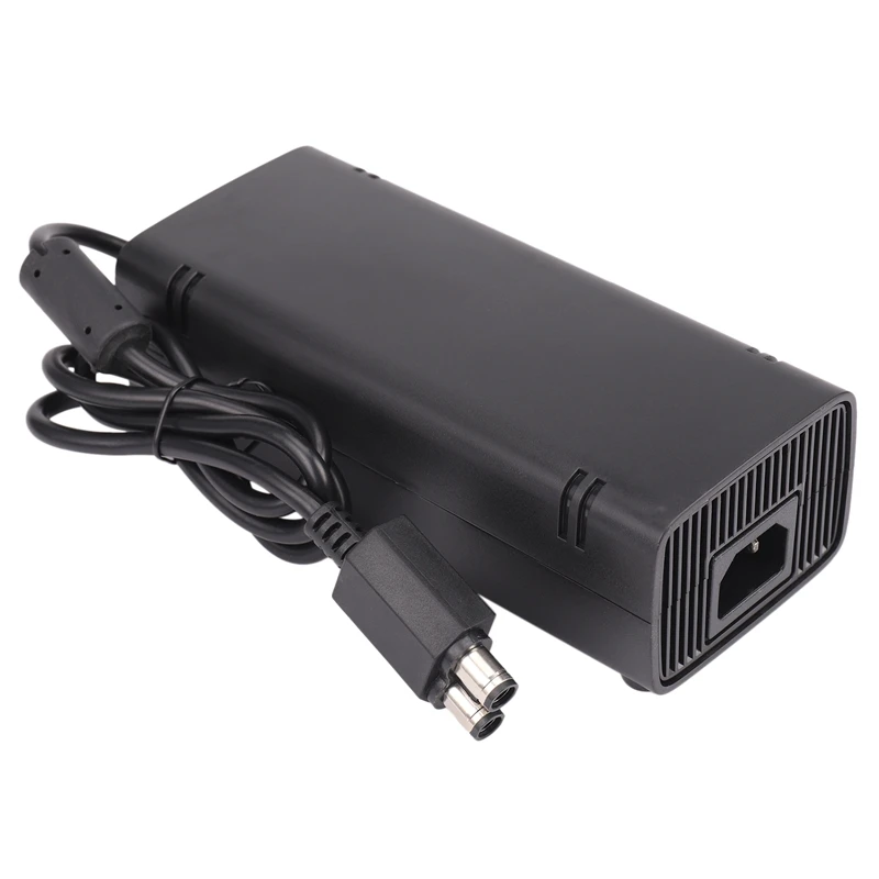 for Xbox 360 Slim AC Adapter Power Supply Brick Power Supply 135W Charger Cord for Xbox 360 Slim Console 100-120V