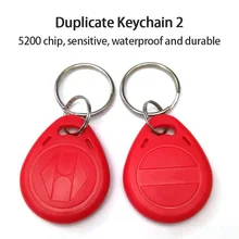Porte clés RFID EM4305 T5577, 100 pièces/lot, copie réinscriptible, copie d'étiquette EM4100 125khz, carte d'identité de proximité