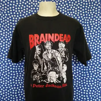 

Vintage late 1990's Braindead t-shirt Dead Alive splatter horror zombie movie 2019 New Mens T Shirts