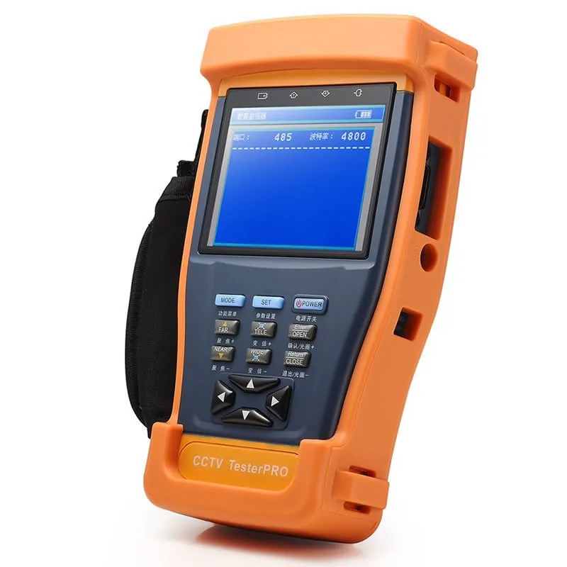 

OPQ-4 in 1 CCTV Tester Video Monitor Tester for AHD TVI CVI CVBS Cameras, 3.5inch LCD Monitor, 12V DC Power Out, PTZ Test, Cable