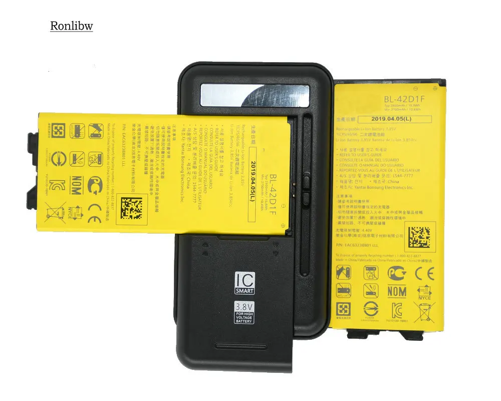 Ronlibw 2 шт. BL-42D1F Батарея+ Зарядное устройство для замены для телефонов LG G5 H868 VS987 H860N H860 F700K H850 H830 H820