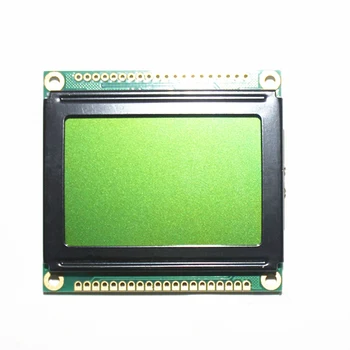 

5v 12864 128*64 128X64 Graphic Dot LCD Module KS0107/8 Yellow green/Blue LCD display size 54X50 DSO062 Oscilloscope