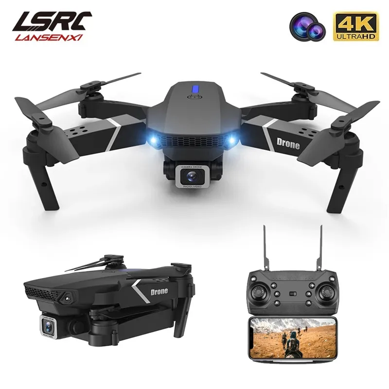 Новый E525 E525PRO Дрон с разрешением 4k 1080P широкоугольный объектив высокого