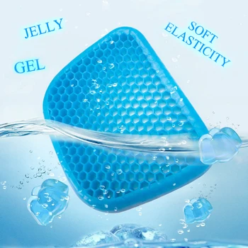 

best-selling new gel mat office cool summer breathable ice mat flexible cellular cushion boyfriend gifts