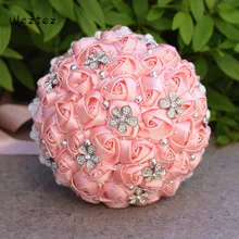 Букеты невесты ручной работы брошь-роза букет кристалл, свадьба, для новобрачных Букет Свадебные украшения SPH198