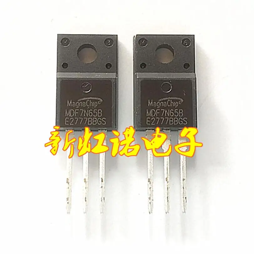 

5Pcs/Lot New Original MDF7N65B MOS Field Effect Tube 7 A / 650 V Integrated circuit Triode In Stock