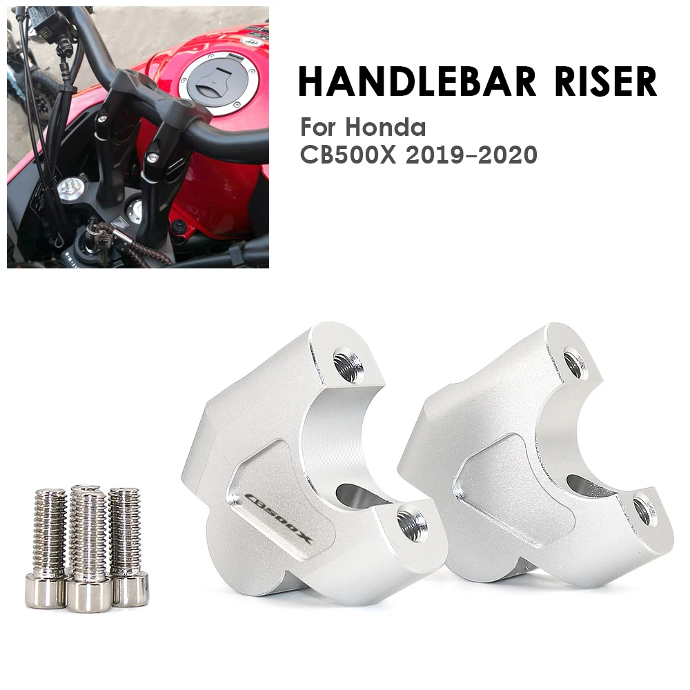 New Handlebar Riser For Honda CB500X 2019 2020 Motorcycle Handle Bar Raiser Height up Moves Backward Adapter Clamp | Автомобили и
