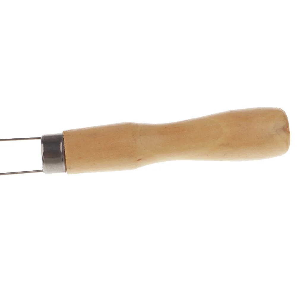 Wooden Handle 1.7cm Wire Needle Threader Stitch Insertion Tool Sewing Craft