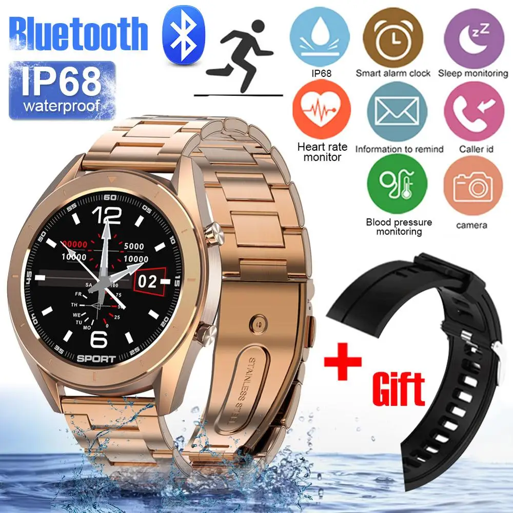 

Smart Watch 1.2" Waterproof Fitness Tracker Heart Rate Monitor Smart Wristwatch For Android iOS