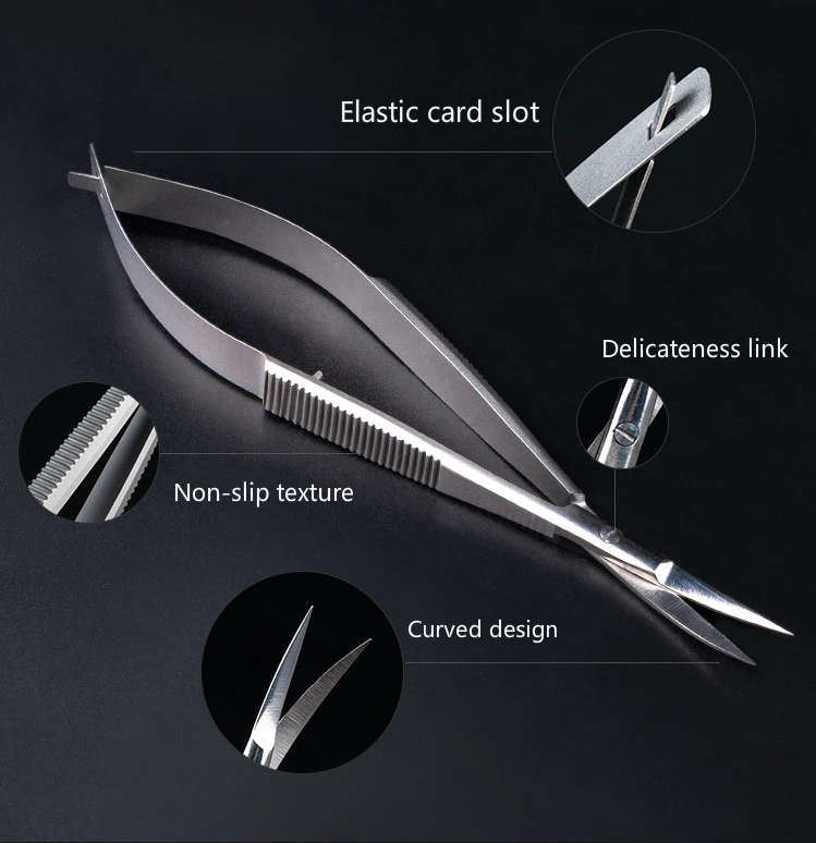 1pc STALEKS Expert 90-1 Stainless Steel Eyebrow Makeup Scissor Eyebrow Trimmer Special Scissors Make Up Beauty Tool 5