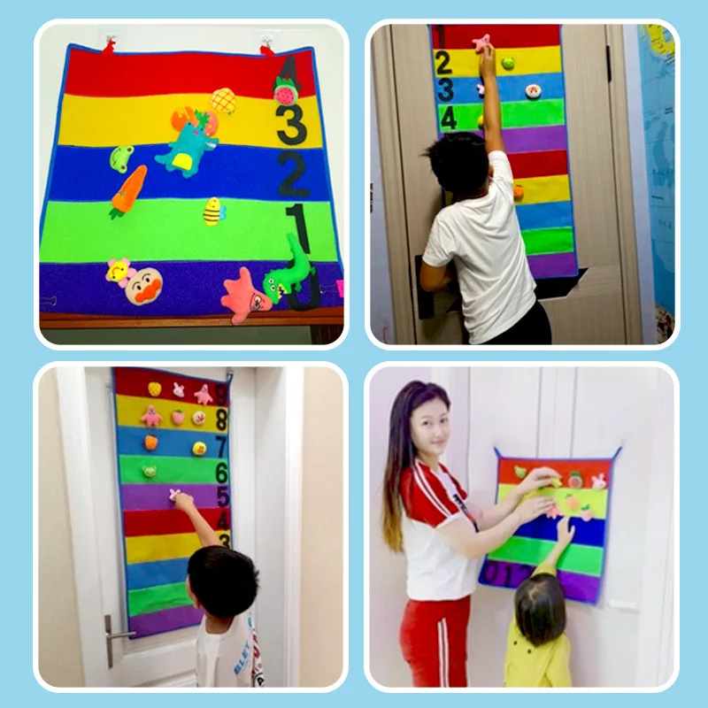Bounce Trainer Promote Growth Sports Touch High Carpet Games Height Ruler Indoor Outdoor Sticky ball Target Toys for Children