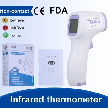 

Non-contact IR Infrared Thermometer Forehead 2-in-1 Body/Object Temperature Measurement LCD Digital Display Thermometer