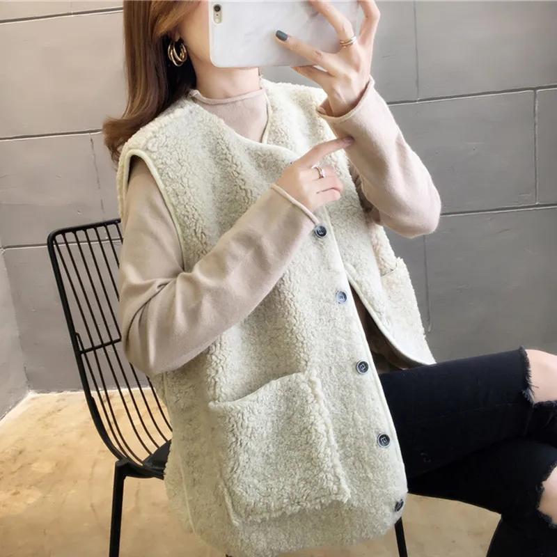 1202568 настоящая съемка Корейский Осенний жилет свитер 2019tx