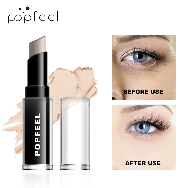 

POPFEEL Facial Makeup Concealer Eye Dark Circles Face Concealer Cream Base Primer Moisturizer Hide Blemish 4 Colors Cosmetic 1PC