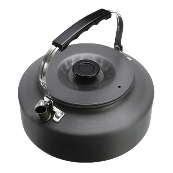 

1.6L Outdoor Kettle Camping Coffee Water Teapot Aluminum Alloy Cooking Cookware Hiking Picnic Travel Tableware