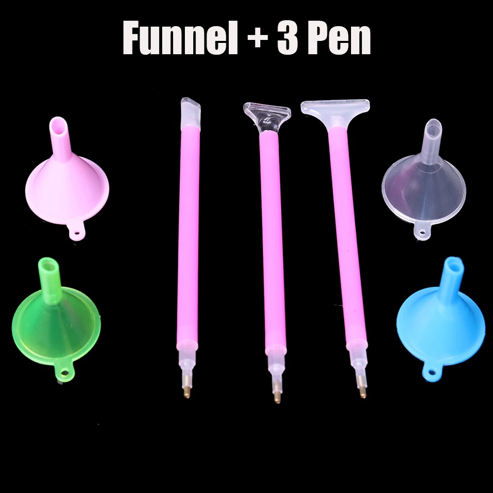 Diamond Embroidery Tools Foldable Silicone Funnel Diamond Painting