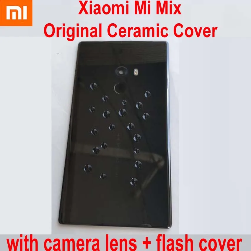 

Original XIAOMI MI MIX MiMIX Pro 18K Version Ceramic Battery Back Cover Rear Door Housing Case + Camera Lens + Fingerprint Flex