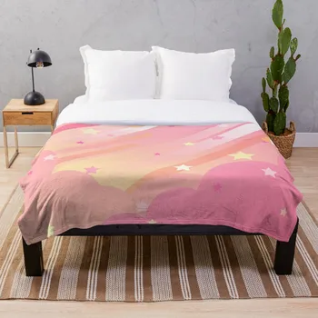 

Steven Universe Clouds Throw Blanket Soft Sherpa Blanket Bed Sheet Single Knee Blanket Office Nap Blanket