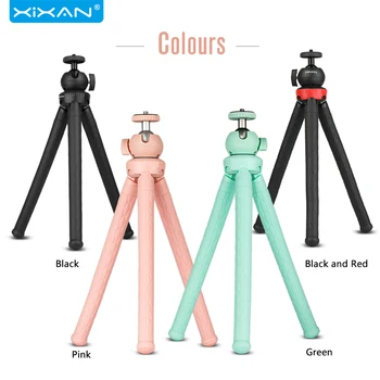 

XIXAN TP08 Flexible Tripod for smartphone mini octopus dslr camera Stand tiktok travel video mobile phone portable Selfie Holder