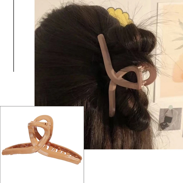Women Fashion Simple Gold Hair Claw Retro Hair Clips Barrette Headband Hairpin Hair Crab 2021 Trend Hair Accessories 659103