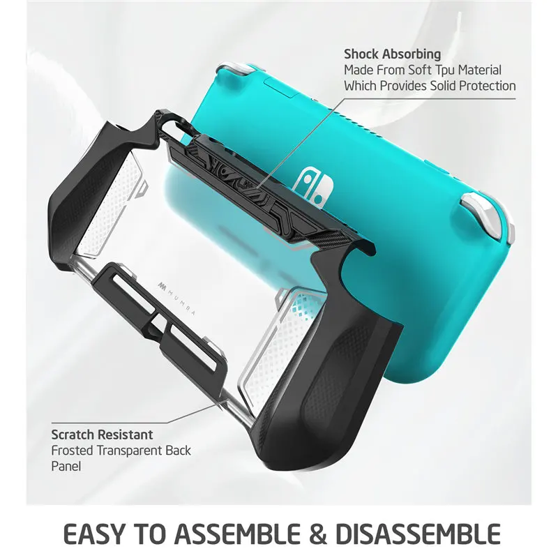Cena Mumba Grip Case For Nintendo Switch Lite Blade TPU Protective Portable Cover Case Compatible with Switch Lite Console (2019)