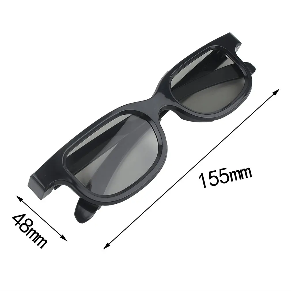 Hot Sale Circular Polarizing Passive Woman Man 3D Movie Glasses For 3D TV Cinemas High Quality Fashion