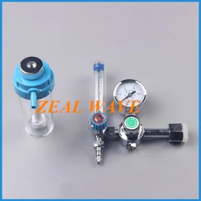 

Oxygen Inhaler YF05A Humidification Bottle Device Moisture Oxygen Adjustment Meter Filter Flow Meter Atomizer Pendant.