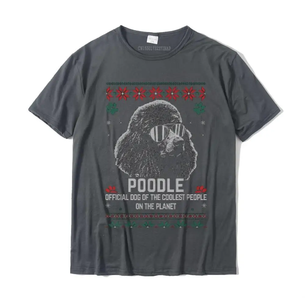  Design Tops Tees Retro Short Sleeve Men's T Shirts TpicOriginaltitle cosie Thanksgiving Day T-Shirt O Neck Drop Shipping Dog of the Coolest Poodle Christmas T-Shirt__MZ15827 carbon