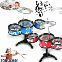 Детский набор барабанов, Детская барабанная установка, моделирование, ударные инструменты для джаза ударный музыкальный инструмент, развивающие игрушки
