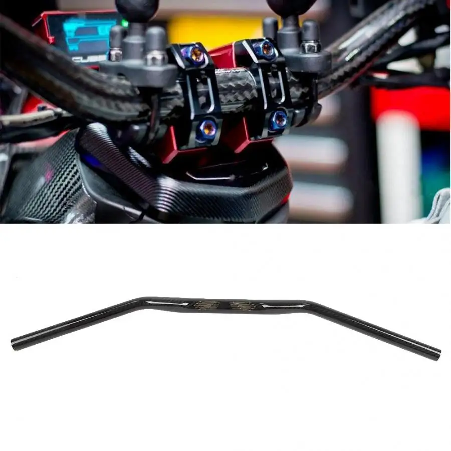 Универсальный руль из углеродного волокна 22 мм до 28,6 мм мотоцикл инструменты модификации натяжитель части мотоцикла