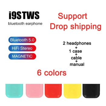 I9s TWS colorful Wireless mini Bluetooth Earbuds Wireless Headphones stereo Portable sports Bluetooth Headsets 5.0