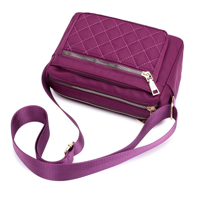 

Supply of Goods 2019 New Style Fashion Rhombus Nylon Waterproof Cross Shoulder Oblique WOMEN'S Bag