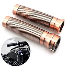 Рукоятка для мотоцикла, медный анодированный руль для мотоцикла, подходит для Harley Sportster 883 XL 1200 48 Softail Dyna Touring, мотоцикл