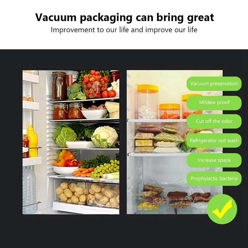 Пищевой вакуумный упаковщик пакеты для упаковки рулоны хранения продуктов Sous Vide