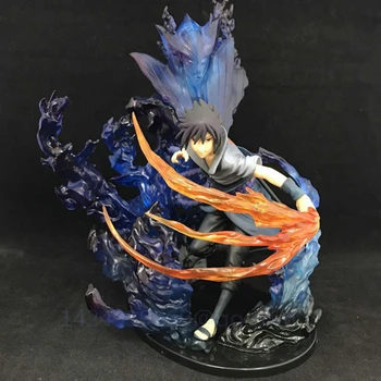 

21CM Anime Naruto Uchiha Sasuke Susanoo Tempestuous God of Valour Battle Ver PVC Action Figure Model Collectible Statue Toy G591