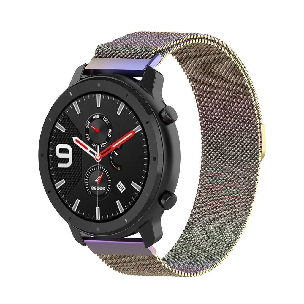 Магнитная Петля ремешок металлический браслет для AMAZFIT GTR Смарт часы 42 мм