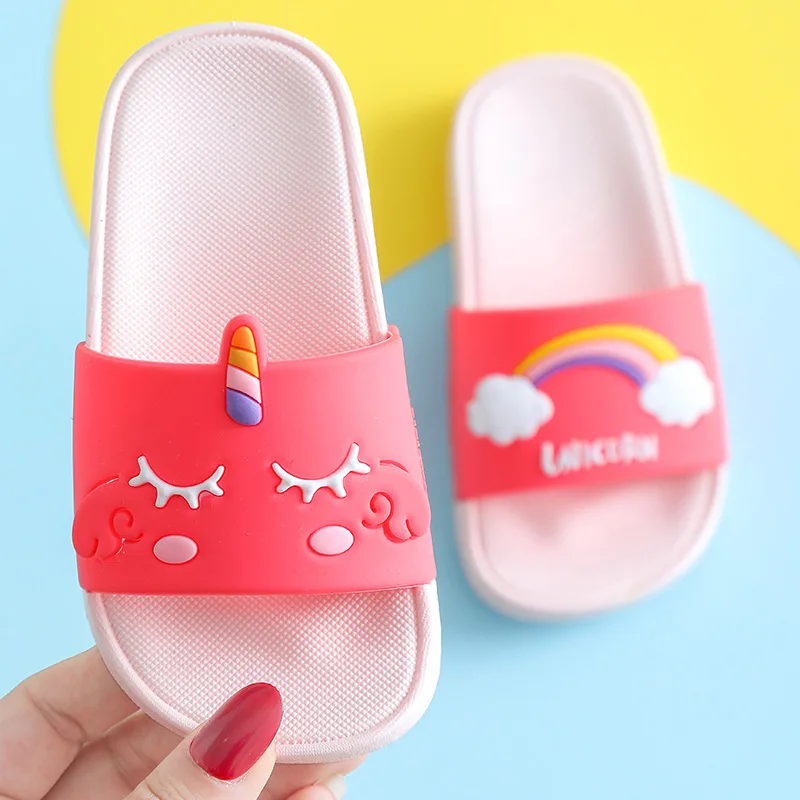 Unicorn Summer Beach Flip Flops