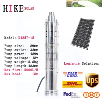 

Hike solar equipment 2020 Hot Sale Solar Pump Solar Irrigation Water Pump Solar Panel solar pump for drip irrigation D485T-15