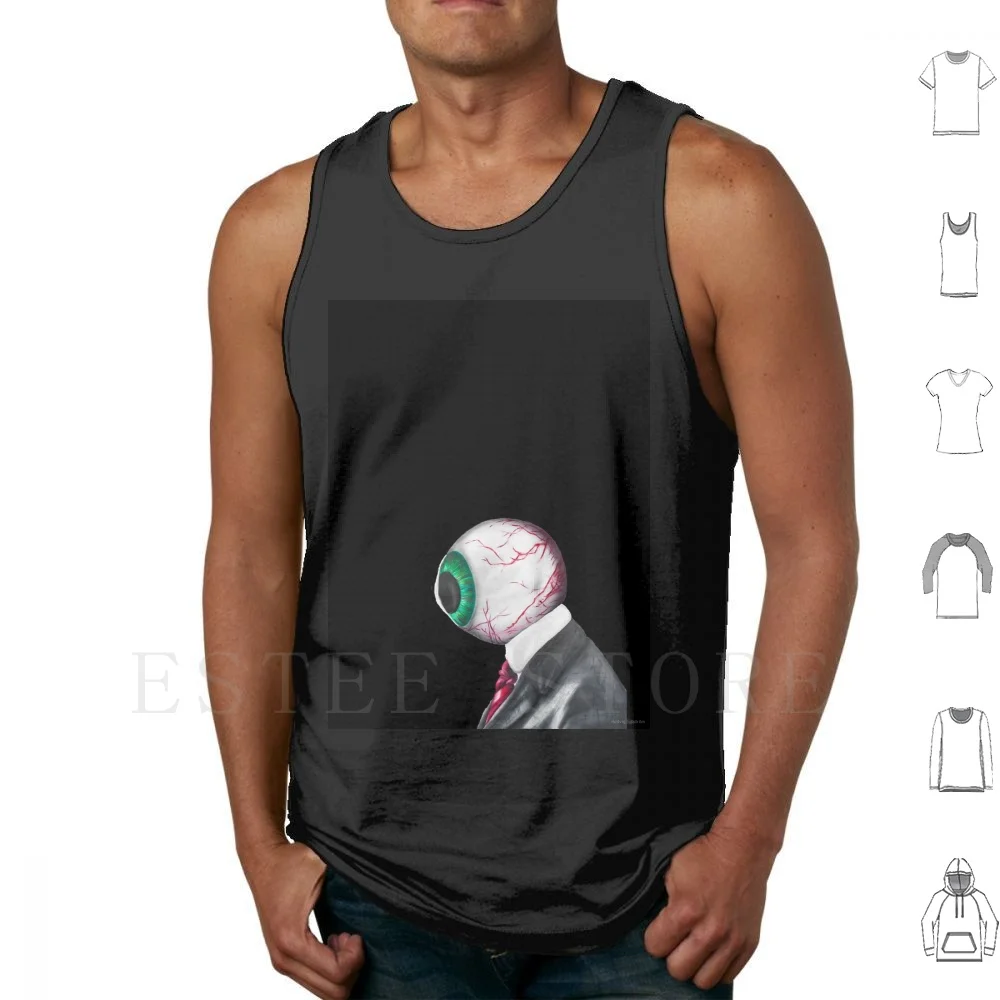

Nightmares Tank Tops Vest Surrealism Oil Painting Strange Unusual Peculiar Weird Eye Eyes