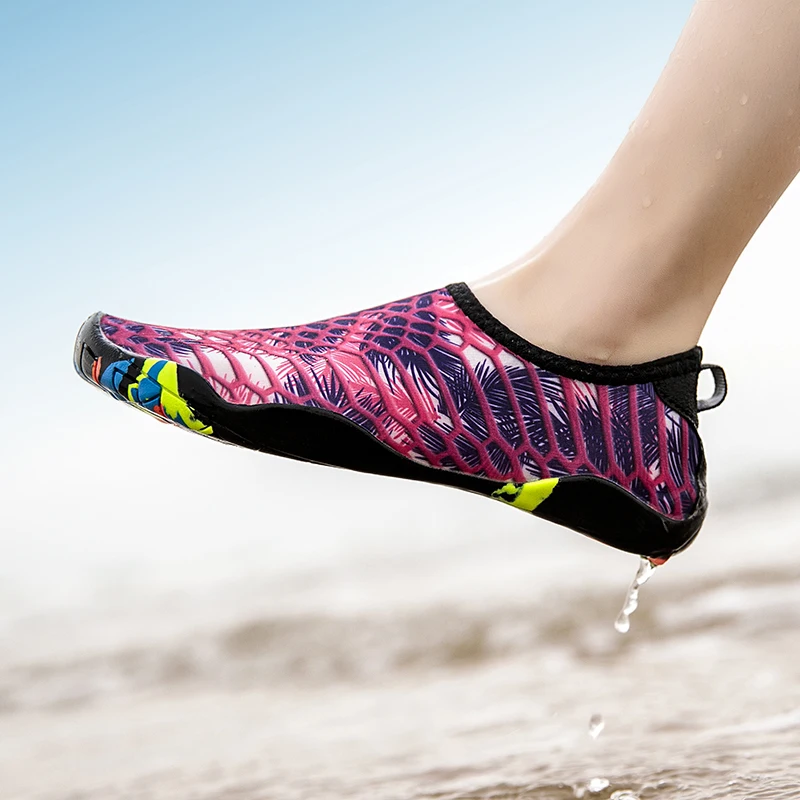 HoYeeLin водонепроницаемая обувь для плавания; Мужская и женская пляжная обувь для кемпинга; мягкая прогулочная обувь на плоской подошве для любителей йоги; нескользящие кроссовки